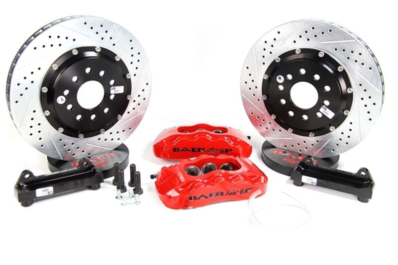 Jeep Wrangler Brake Kit - Front - Baer Brakes - Pro+ Front SDZ - Hugger Orange - `07-`17